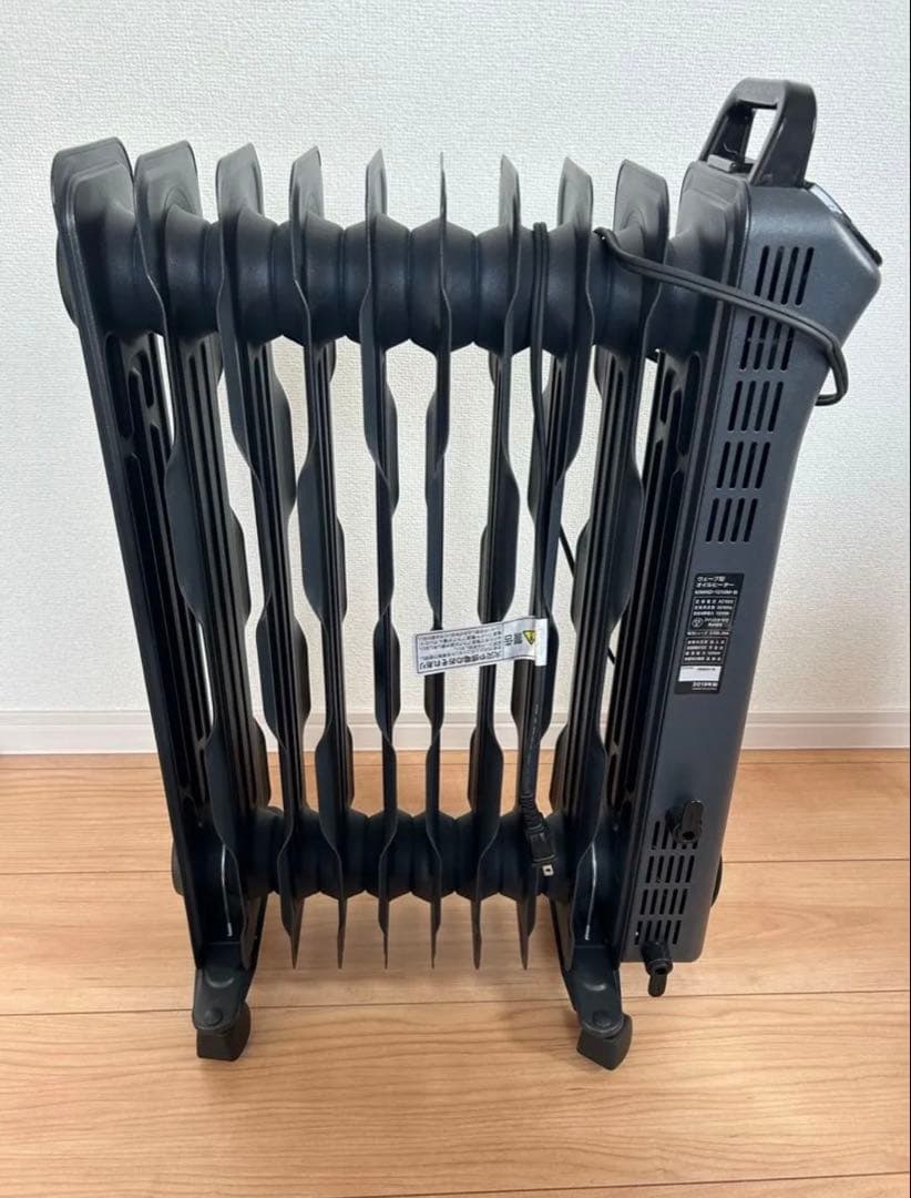 アイリスオーヤマ ウェーブ型オイルヒーター KIWHD-1210M 取説付き