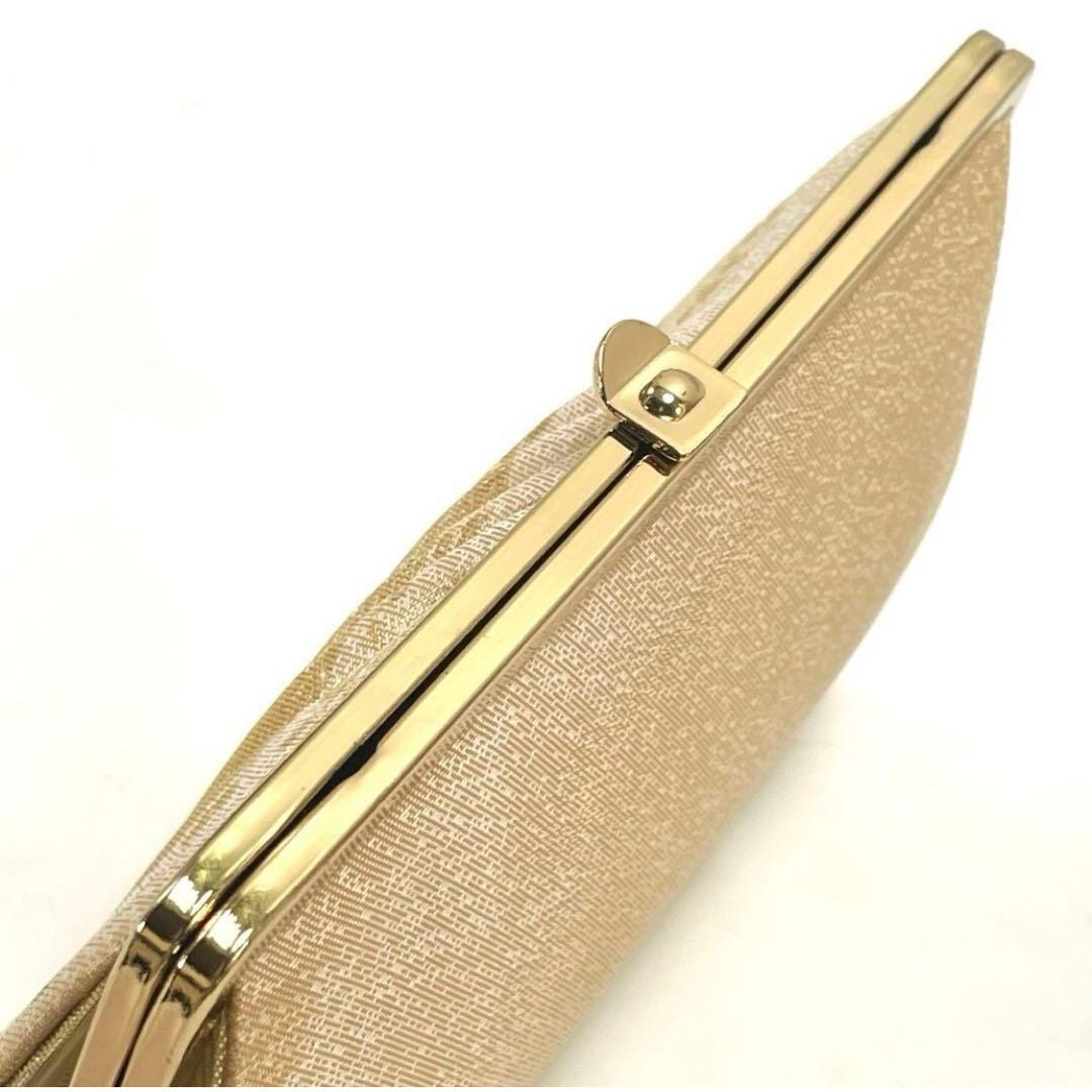 最終価格 新春セール 美品 創作 御誂 和装用バッグ 草履 2点セット ゴールド