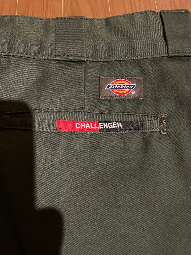 challenger dickies 32×30 ワークパンツ ダークグリーン