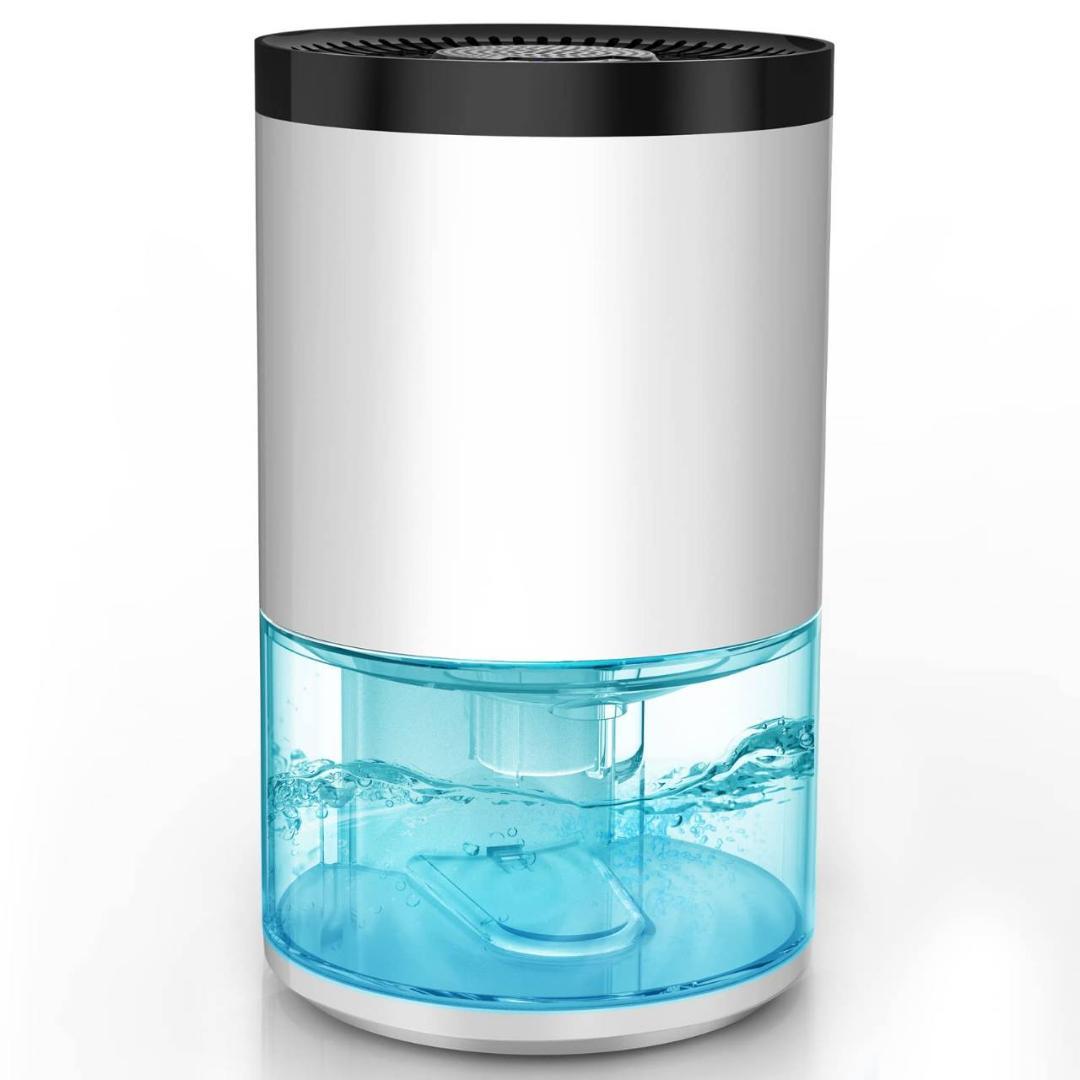 ワンタッチ操作 小型除湿機 ７色ライト