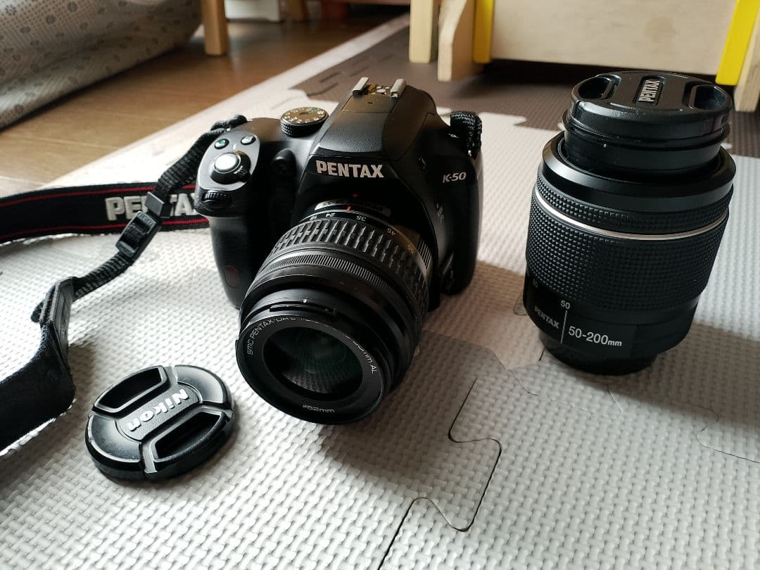 PENTAX デジタル一眼レフ K-50 レンズキット 黒 ジャンク黒死病