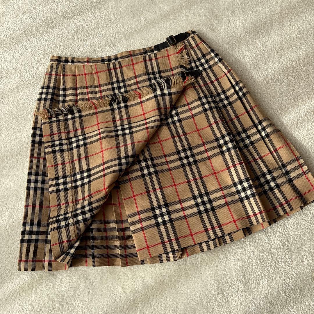 美品⭐︎BURBERRY BLUE lABELノバチェック　巻きスカート36