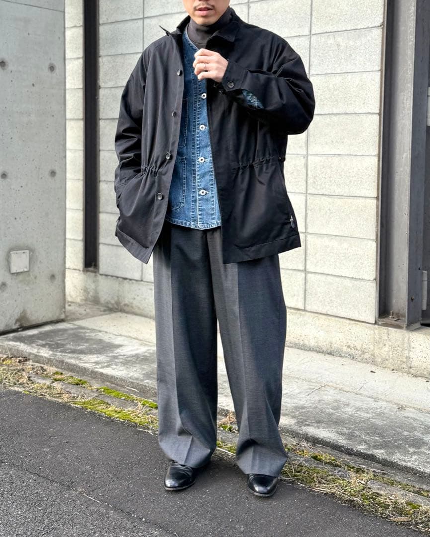 wirrow ウィロウ　woolウール　ワイド　スラックス　パン　ストレート