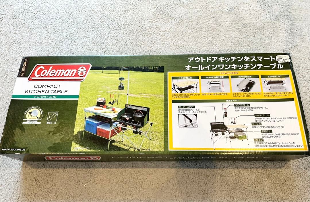 新品 Coleman Compact Kitchen Table コールマン