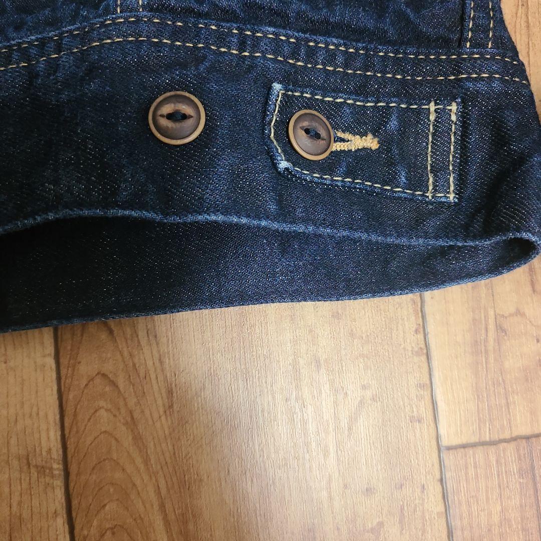 45R ライ麦デニム 908山比古比女ジャケット インディゴ濃　サイズ４