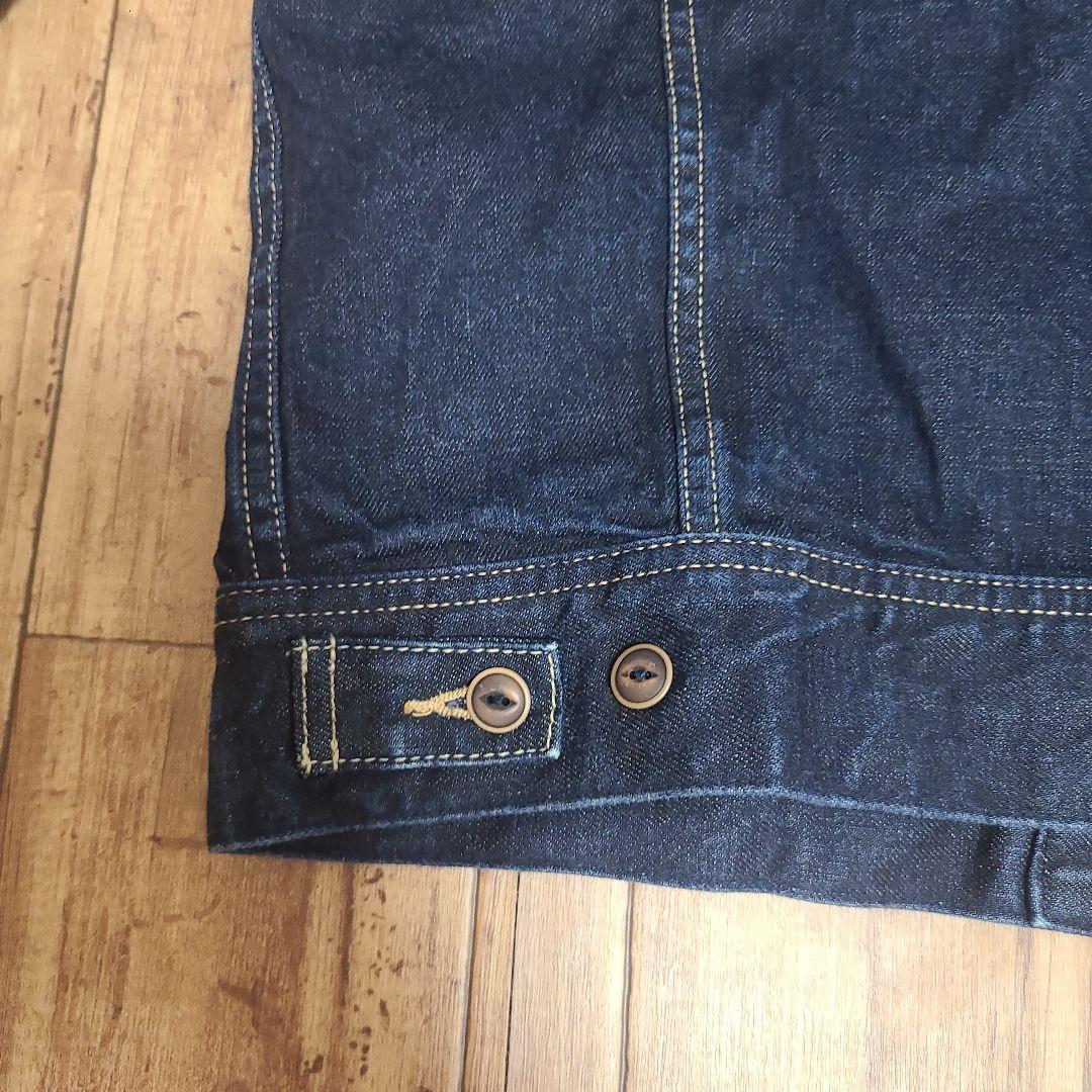 45R ライ麦デニム 908山比古比女ジャケット インディゴ濃　サイズ４