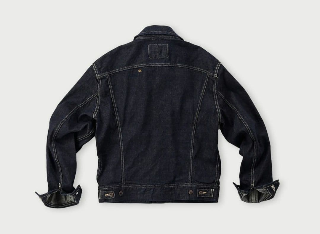 45R ライ麦デニム 908山比古比女ジャケット インディゴ濃　サイズ４