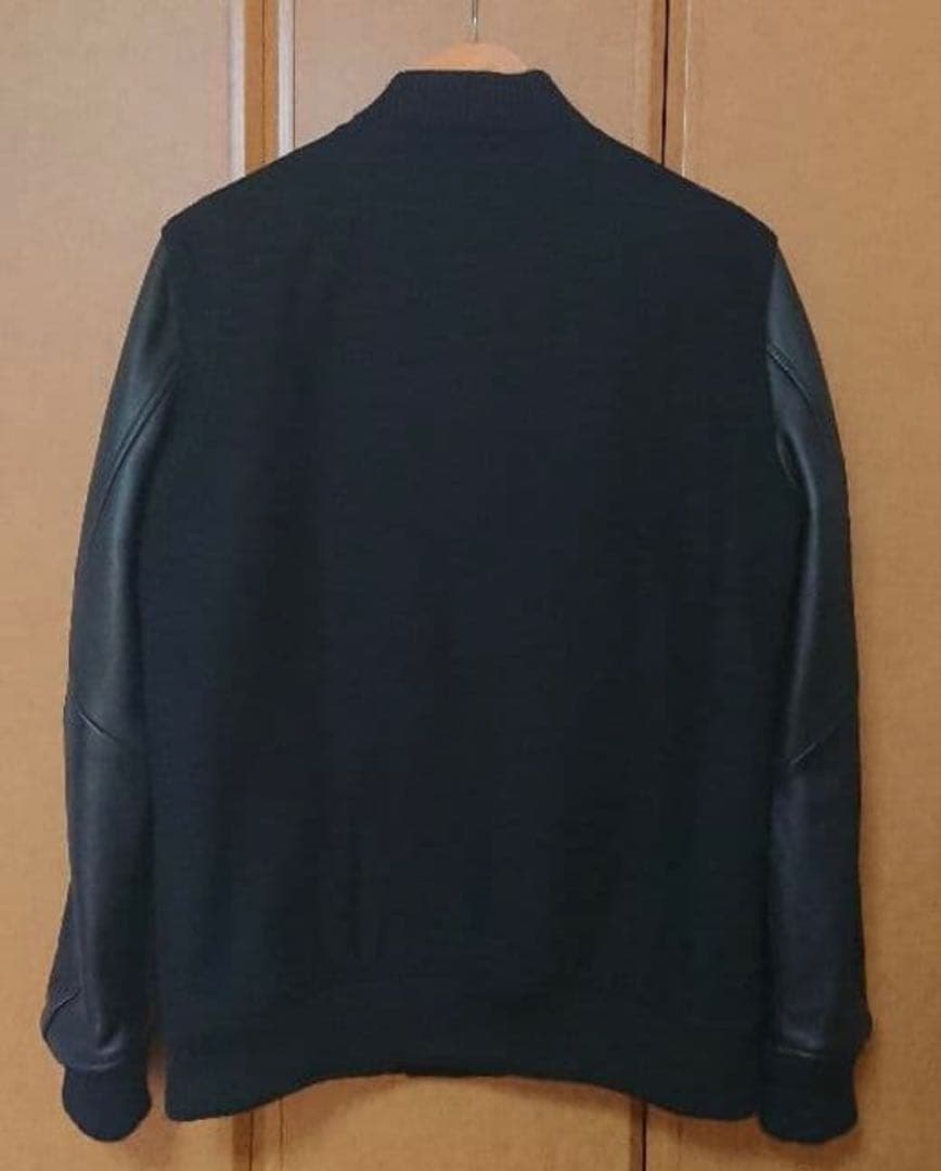 nano・universe 羊革 スタジャン ブラック Ｌ