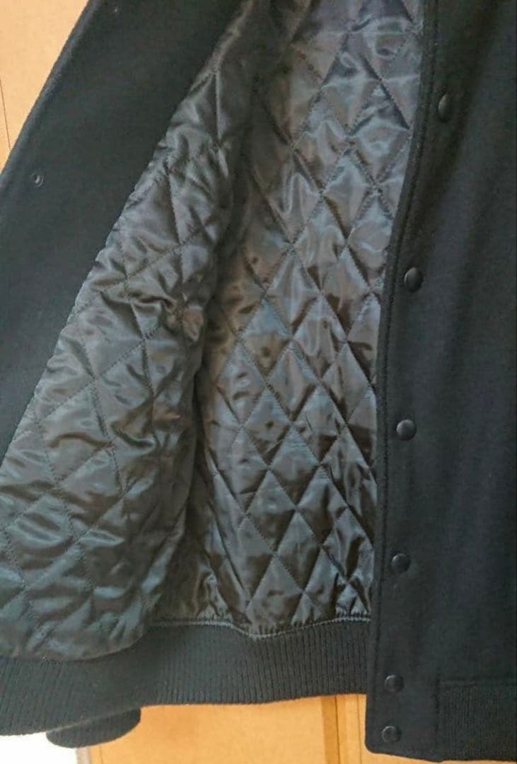 nano・universe 羊革 スタジャン ブラック Ｌ