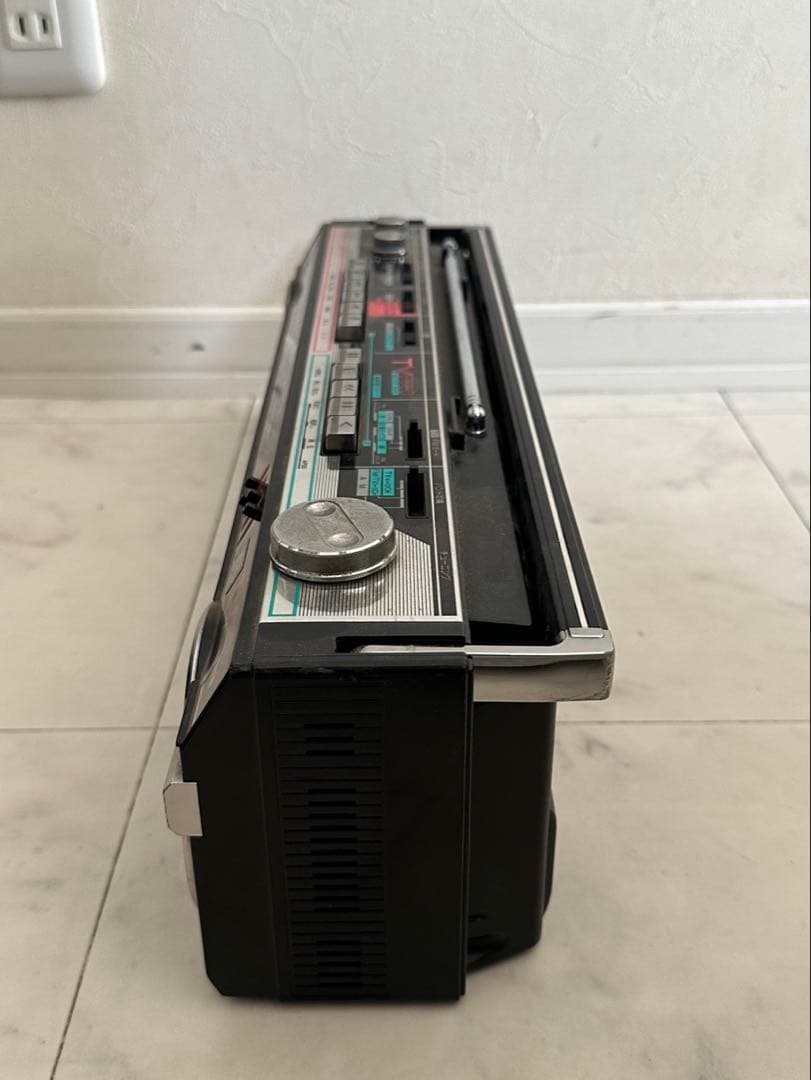 SHARP シャープ ラジカセ カセットデッキ　QT-Y5 ブラック