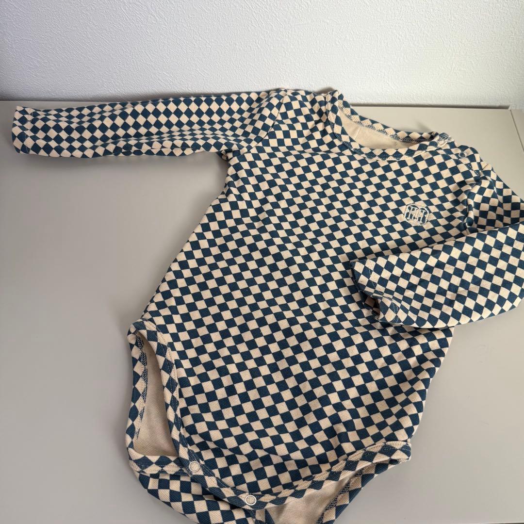 ぽ*た様 houseonthehill Bodysuit (Argyle) 80