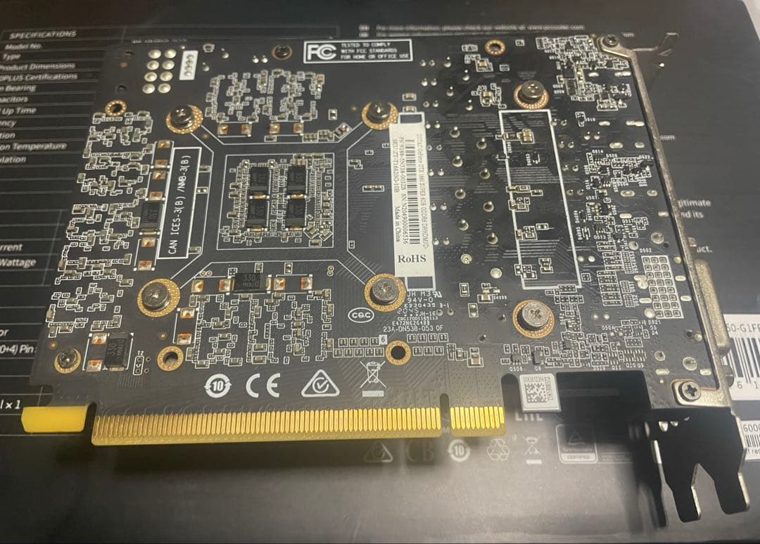 zotac 1660super 中古品