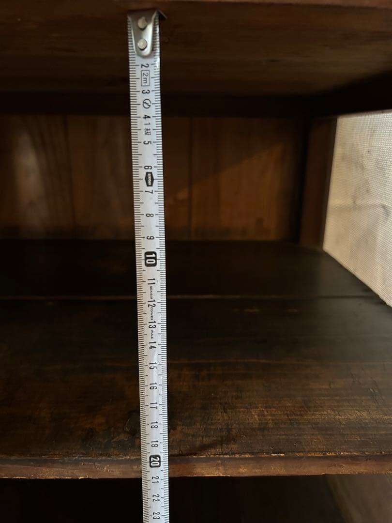 蝿帳食器棚　収納棚　網戸棚　古道具　古家具　昭和レトロ　店舗什器　アンティーク