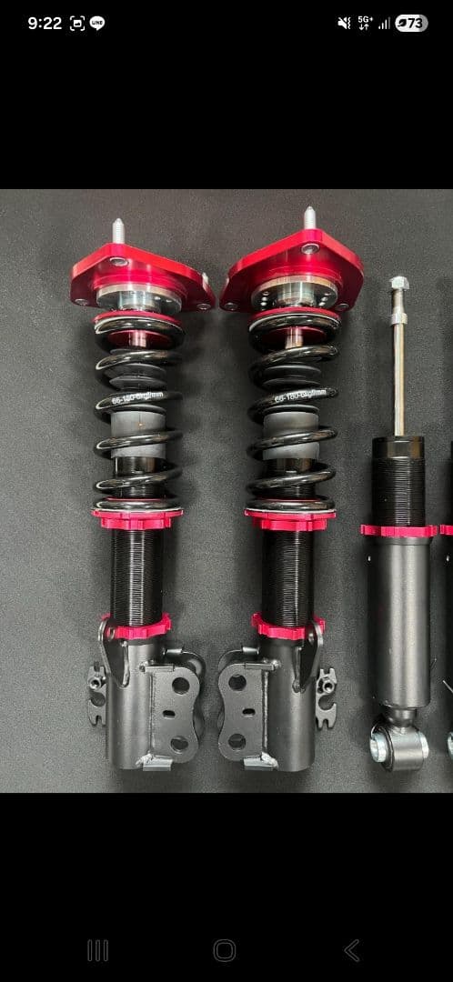 3本新品☆50 プリウス ZVW51 減衰力36段調整式 フルタップ車高調