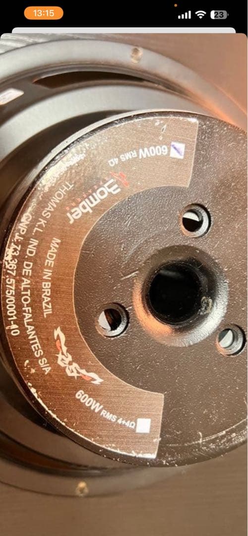 Bomber サブウーファー 12インチ ブラジル製