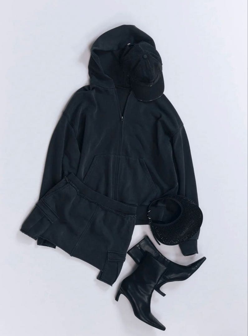 JOSEMOON OVERDYE ZIP HOODIE ジョゼムーン