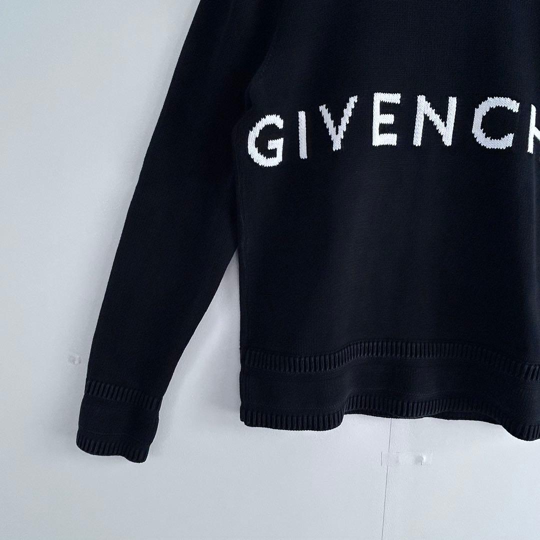人気デザイン☆Givenchyジバンシィ 4Gロゴニットセーター黒M
