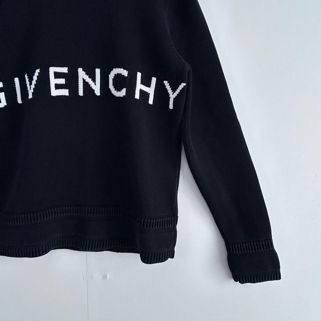 人気デザイン☆Givenchyジバンシィ 4Gロゴニットセーター黒M