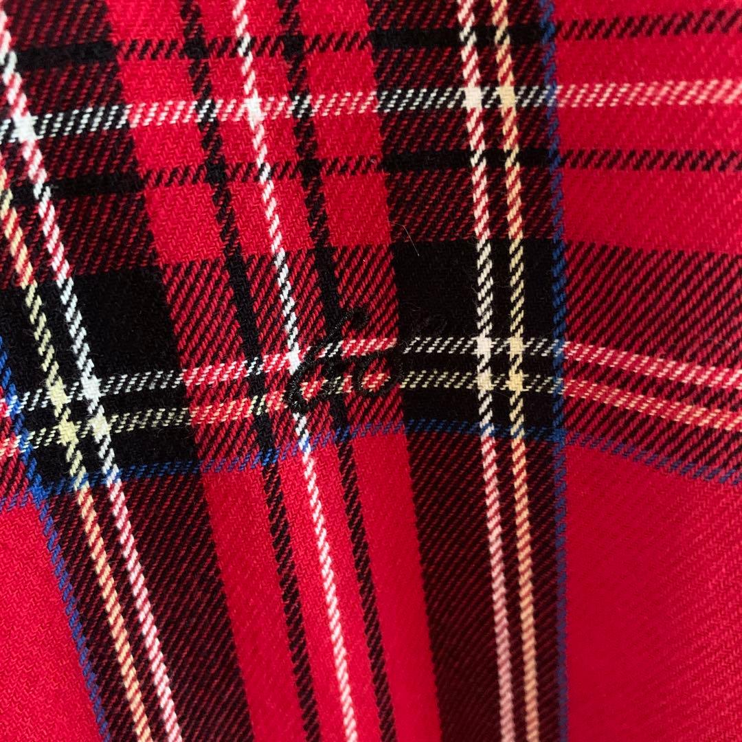 サニークラウズ　ponさん　タータンチェックワンピース