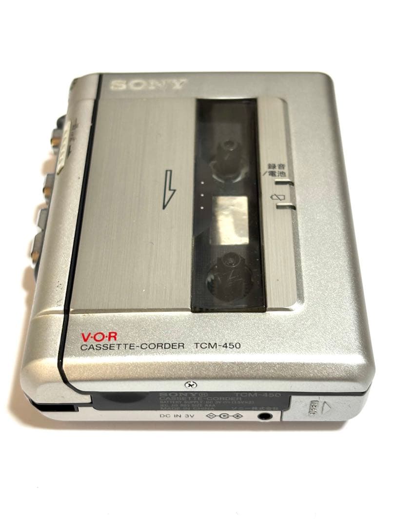 2点セットSONY カセットレコーダー TCM-450 整備品②