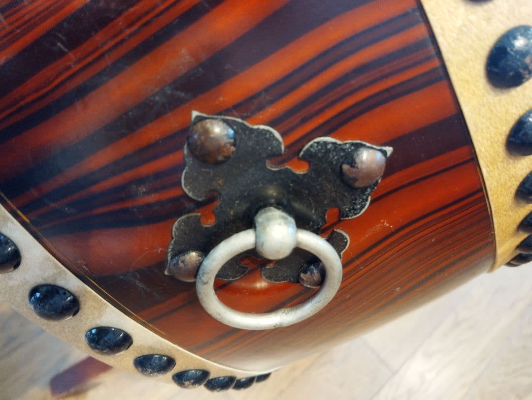 和太鼓 直径約40cm スタンド▪️バチ付き