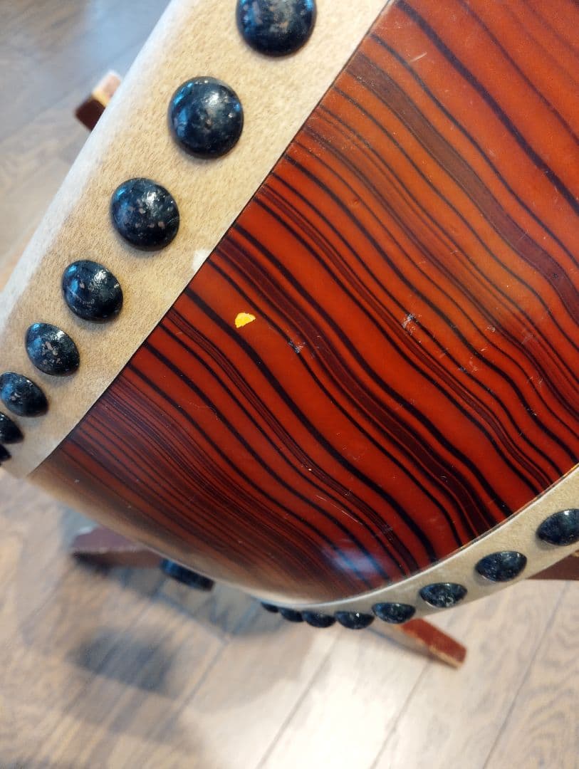 和太鼓 直径約40cm スタンド▪️バチ付き