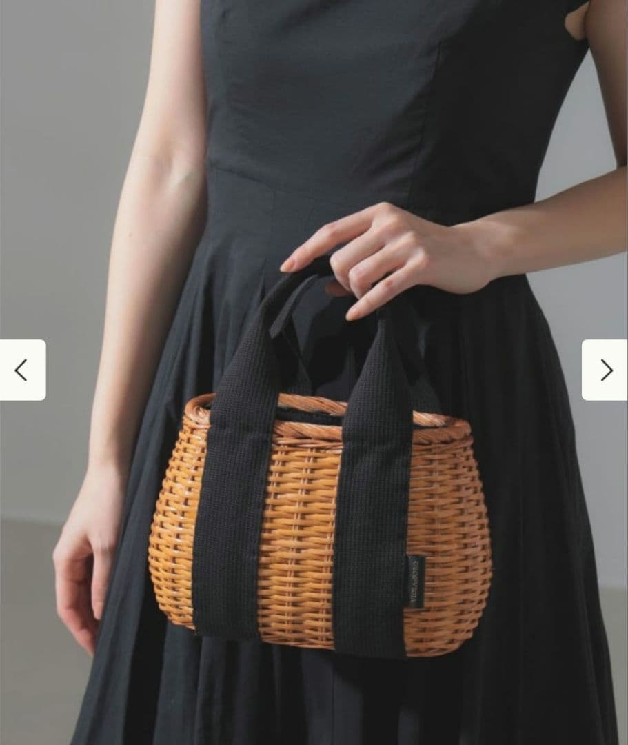 ☆美品☆《VIOLAd'ORO 》ラタン カゴバッグ ショルダー 2way