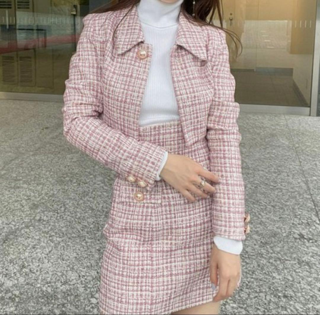 eimy istoire ツイードショートジャケット