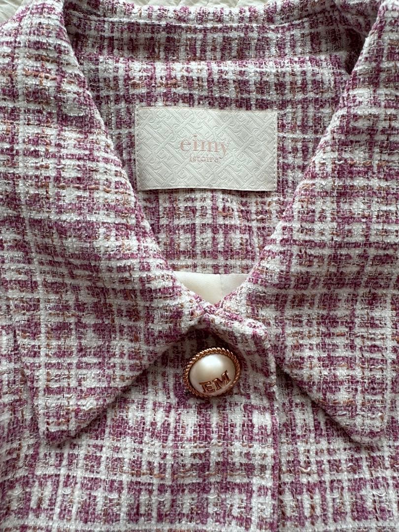 eimy istoire ツイードショートジャケット