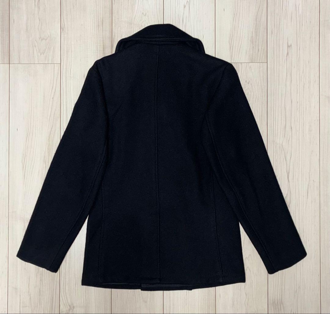 34 良品 Schott 753US Pコート ピーコート タイト スリム 濃紺