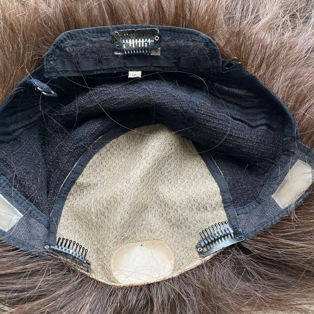 人毛ウィッグ　人毛100%