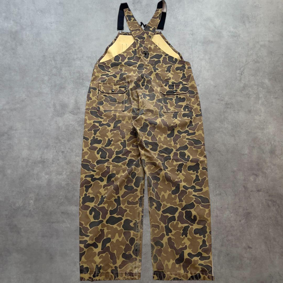 80s USA製 Woolrich ハンターカモ ハンティング オーバーオール