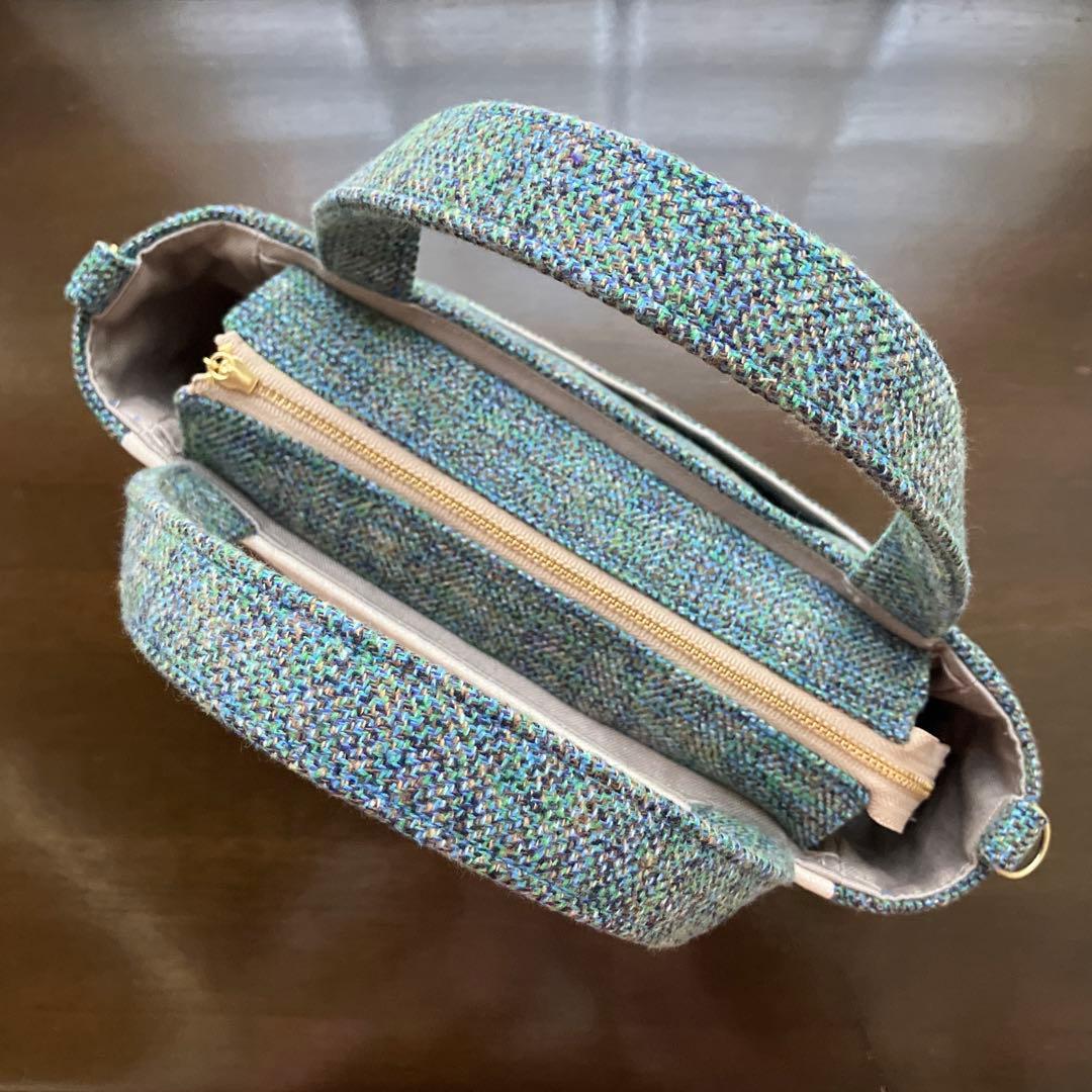 新作✦クロスステッチ❤︎ luxeバッグ　ハンドメイド サモイロフ