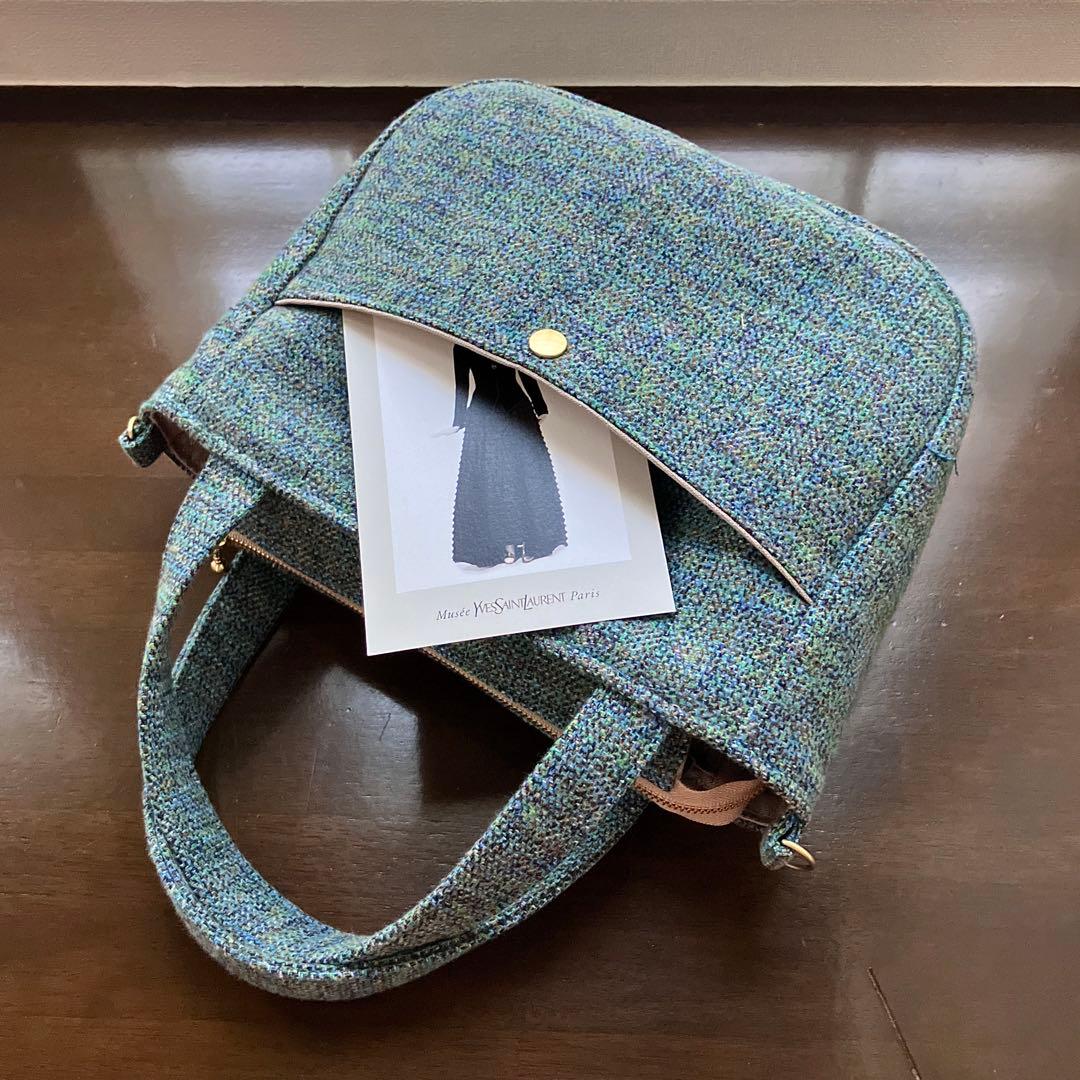 新作✦クロスステッチ❤︎ luxeバッグ　ハンドメイド サモイロフ