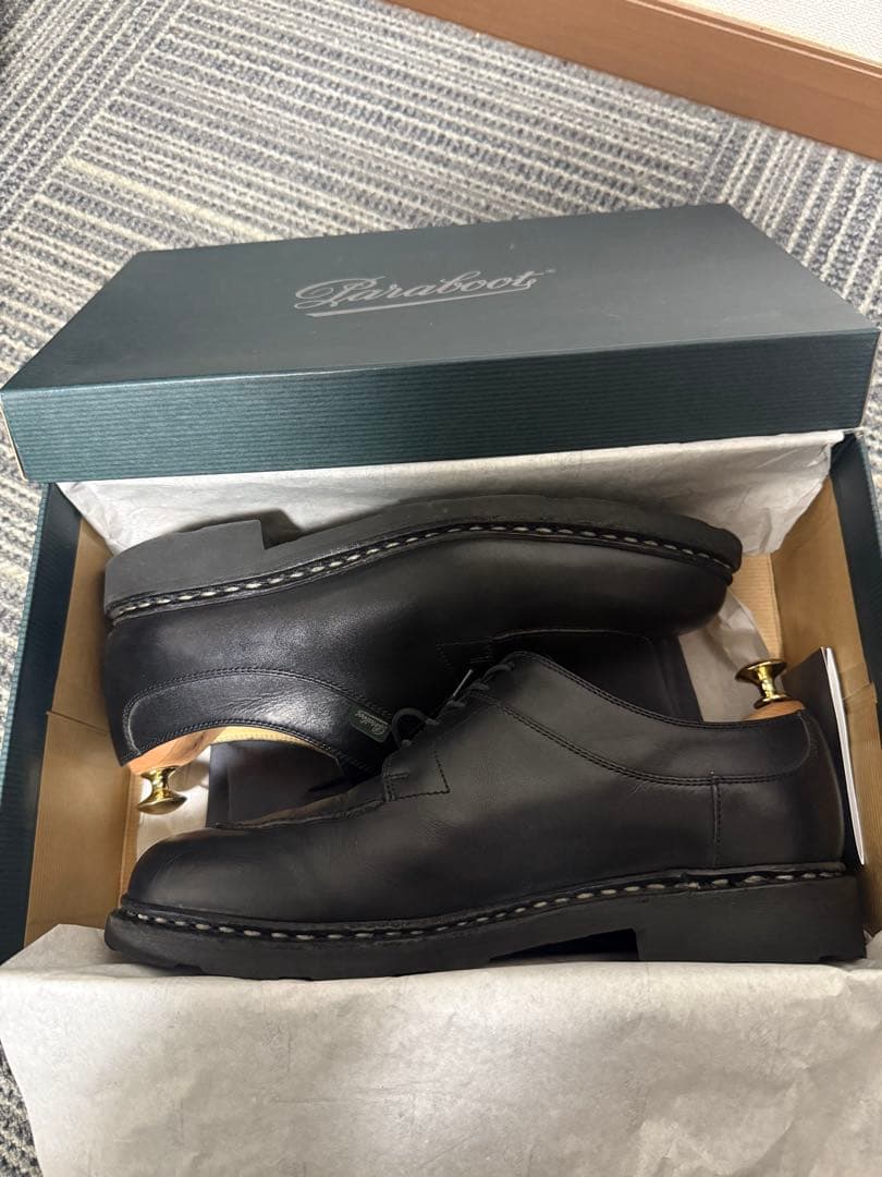パラブーツ アヴィニョン UK8 シューツリー付き