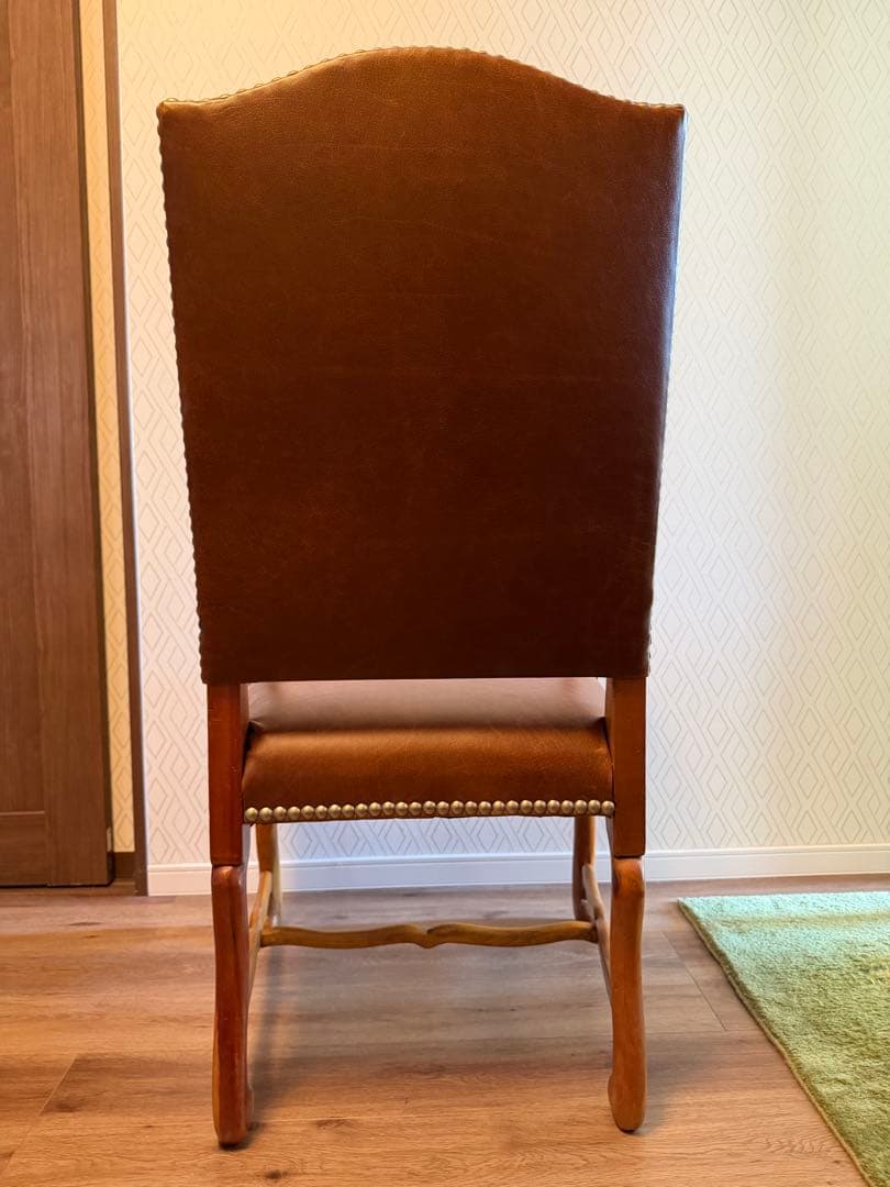 ポロラルフローレン　ブラウンレザー　アームチェア