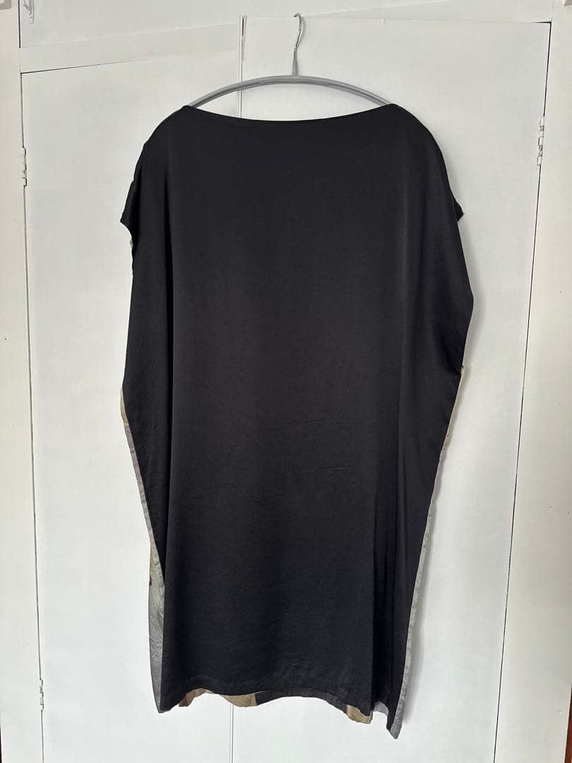 A'N'D AZUMI and DAVID 転写プリント シルクワンピース