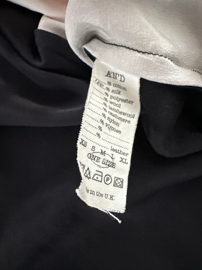 A'N'D AZUMI and DAVID 転写プリント シルクワンピース