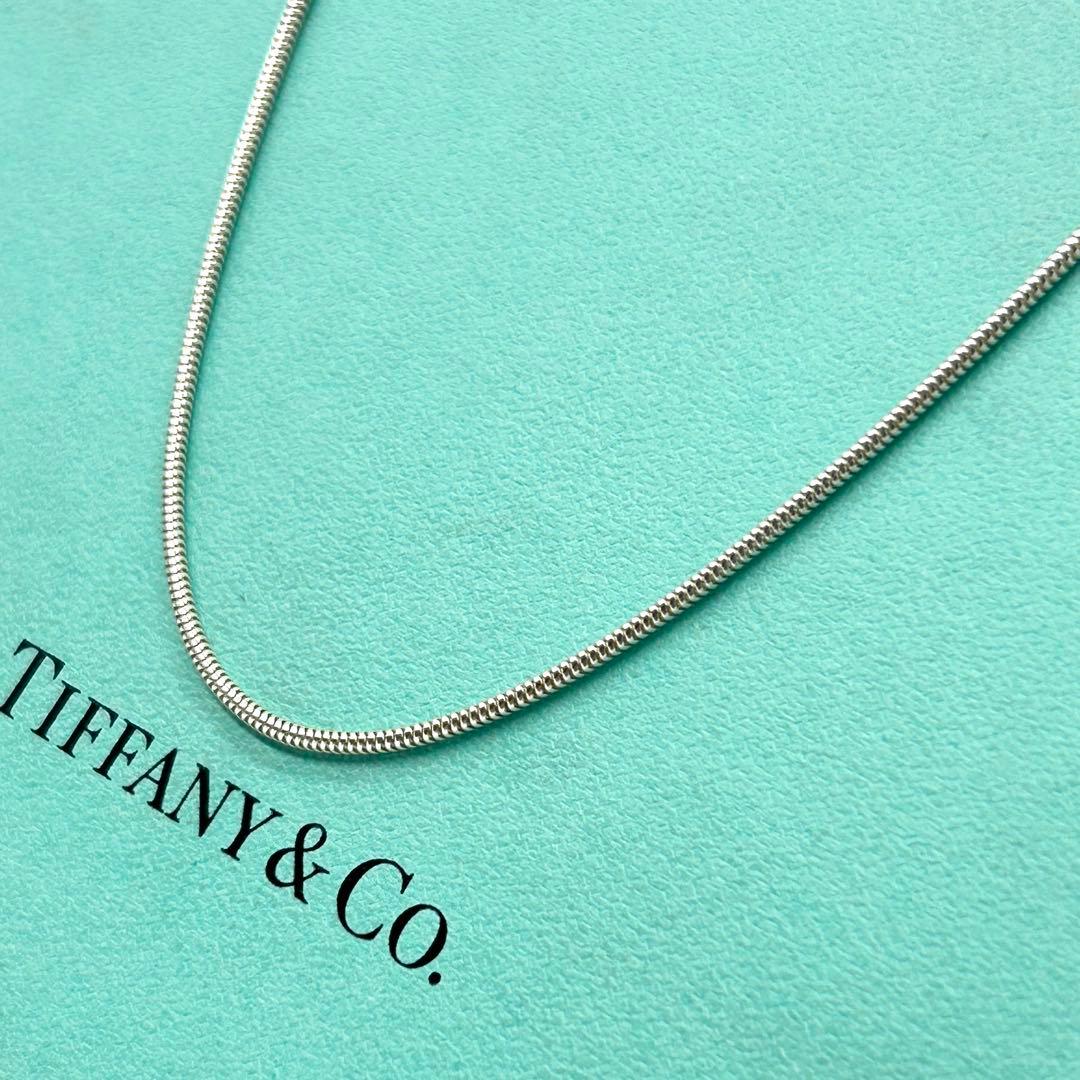 美品　ティファニー　スネーク　チェーン　ネックレス　シルバー　925 約45cm