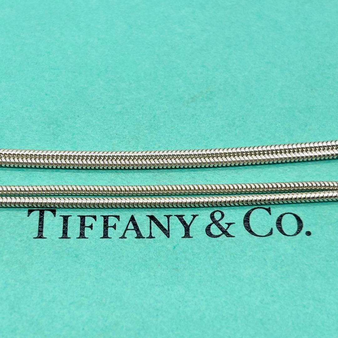 美品　ティファニー　スネーク　チェーン　ネックレス　シルバー　925 約45cm