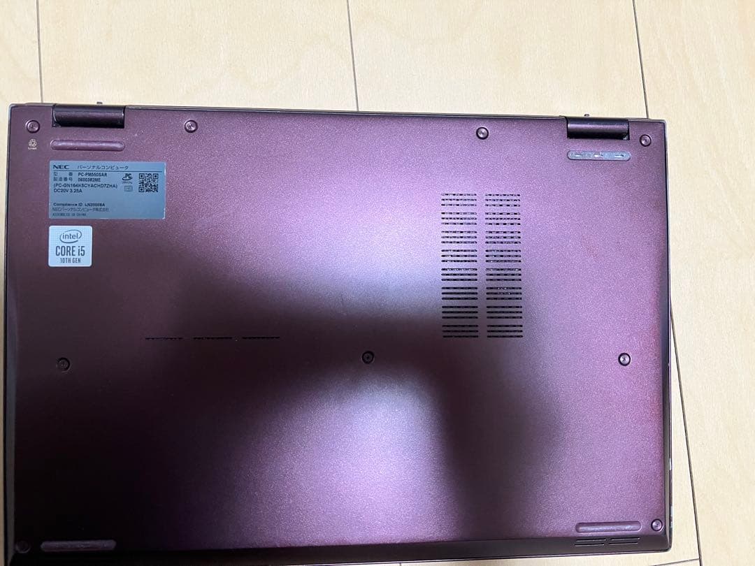 NEC 15インチ ノートPC