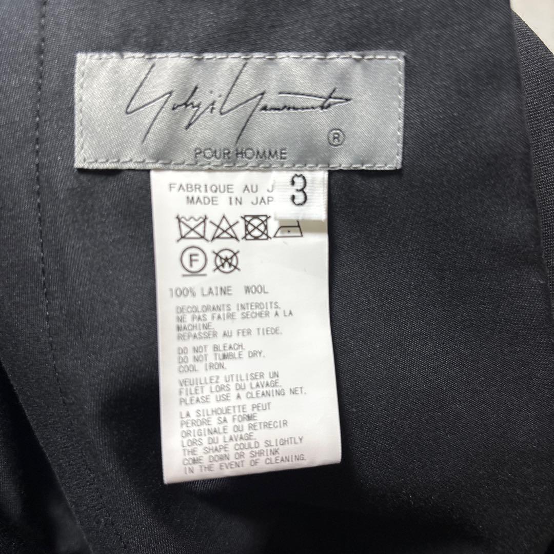 23AW Yohji Yamamoto ドスキン 1タックパンツ