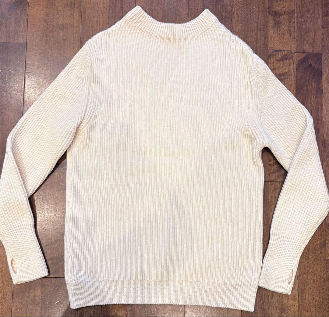 アンデルセンアンデルセン 5G クルーネックニット オフホワイト L
