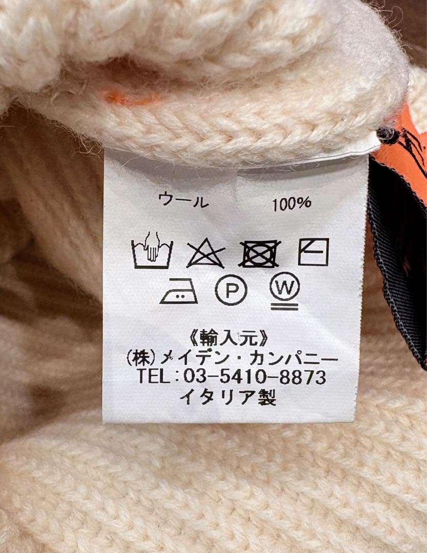 アンデルセンアンデルセン 5G クルーネックニット オフホワイト L