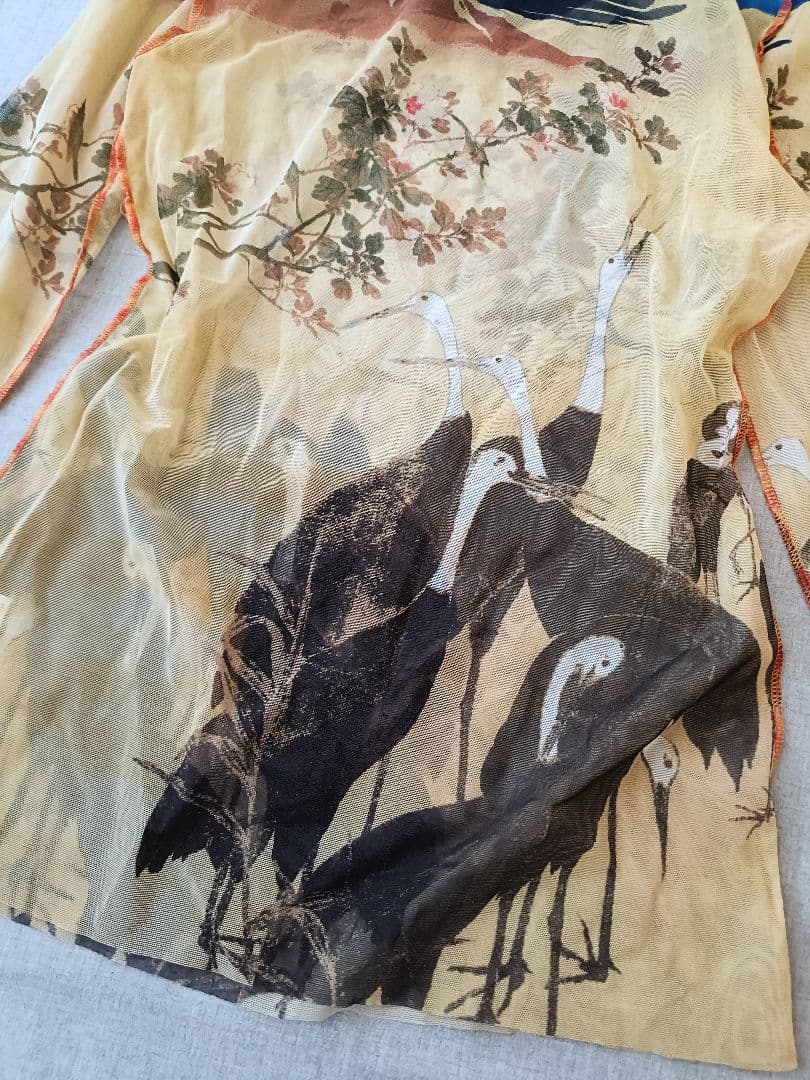 90s jean paul gaultier femme パワーネットトップス