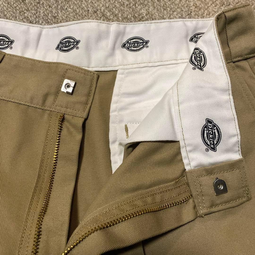 【美品】ok.soon×dickies ワイドチノパンツ　ベージュ　オクスン