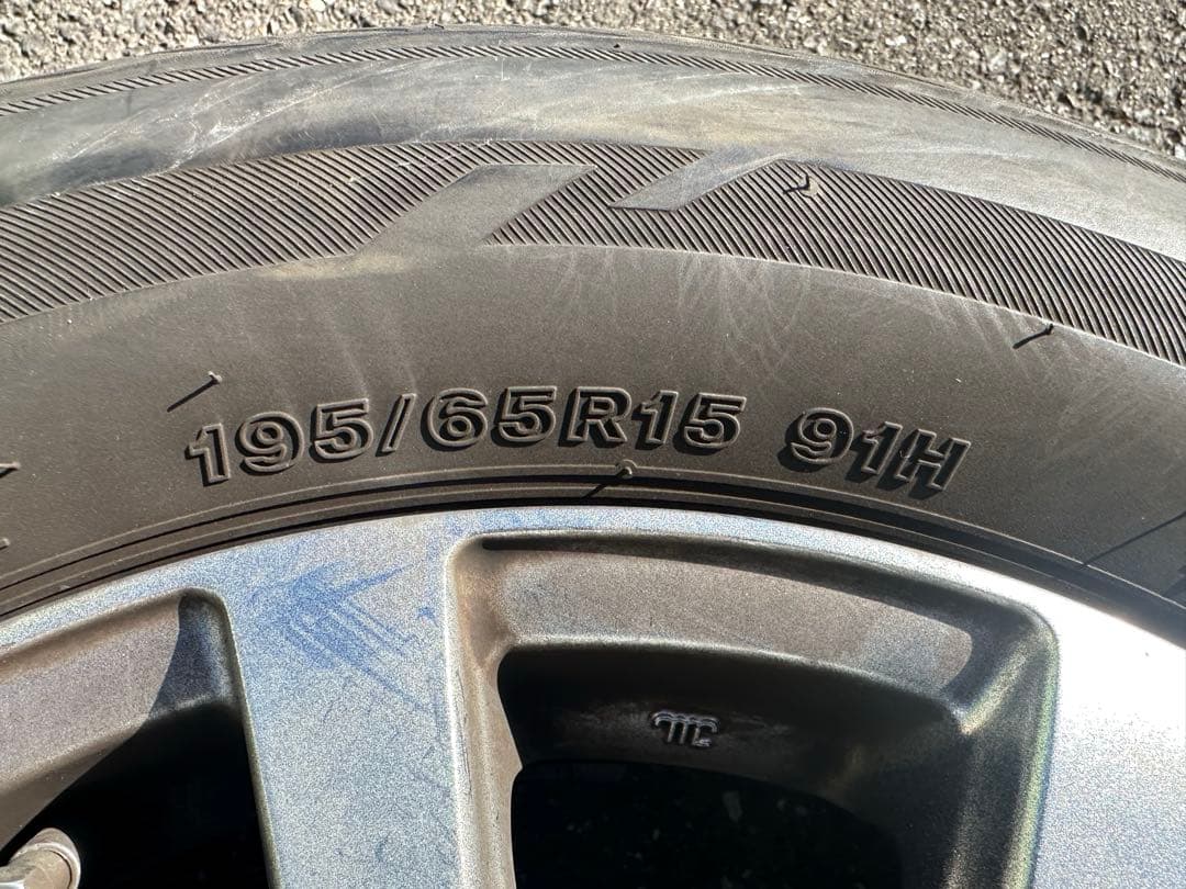 19565R15 BRIDGESTONE サマータイヤ