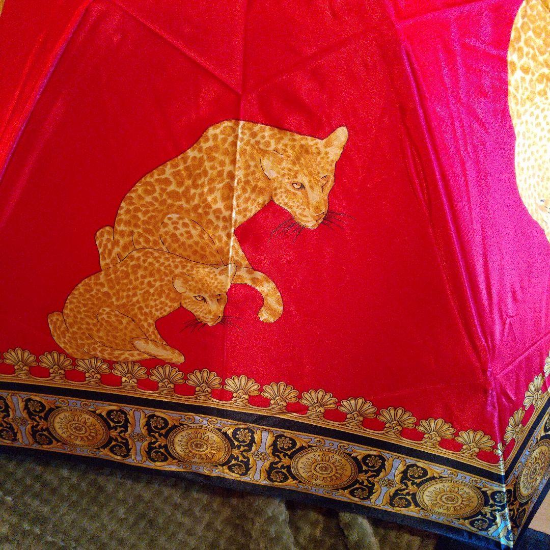 レア！ ヴェルサーチ 折り畳み傘 赤