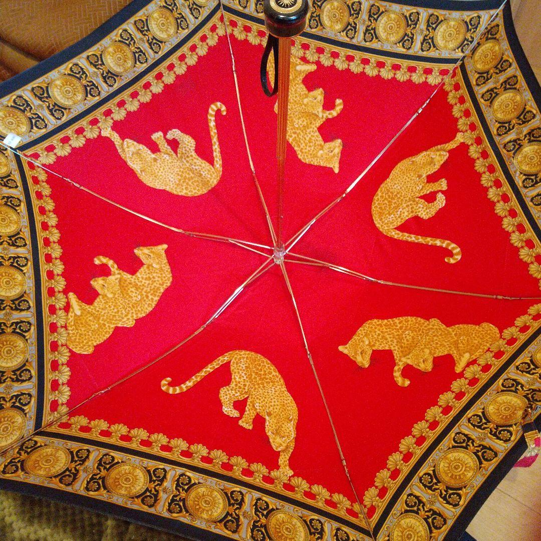 レア！ ヴェルサーチ 折り畳み傘 赤