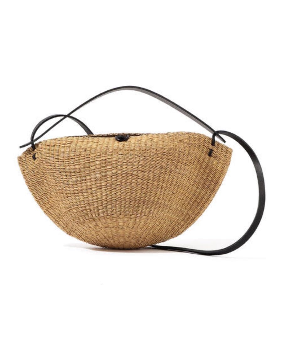 新品 イネスブレッサンド　MEDIUM WALNUT かごバッグ